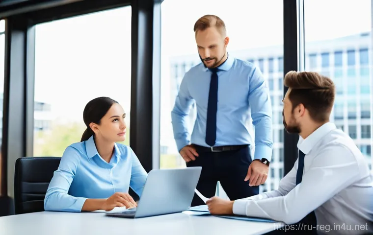 규제요원의 동료 관계 구축 방법 - **Prompt: Digital Efficiency for Russian Entrepreneur**
    A focused male entrepreneur in his late ...